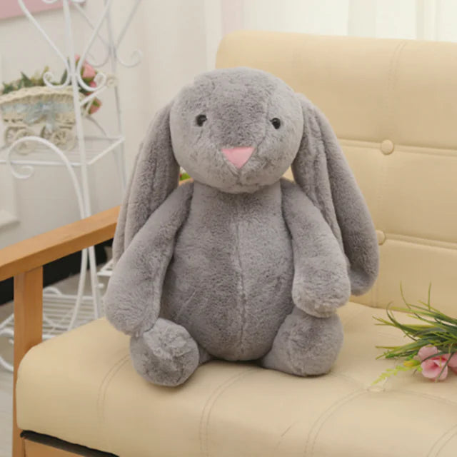 Snuggly Bunny Plush - Soft Long-Eared Rabbit for Kids & Nursery Decor