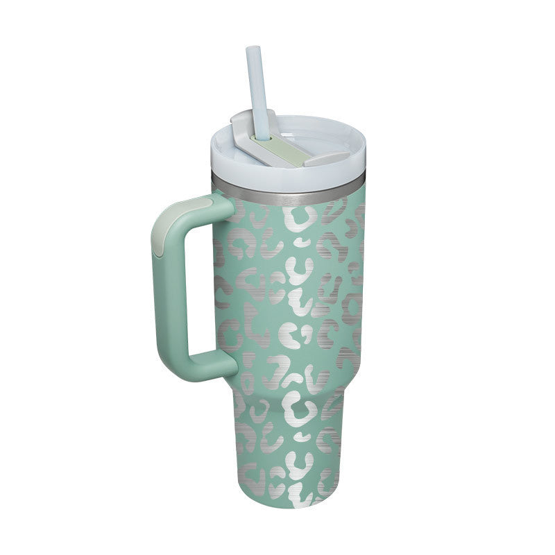 40 oz Insulated Travel Tumbler with Handle - Keep Drinks Cold