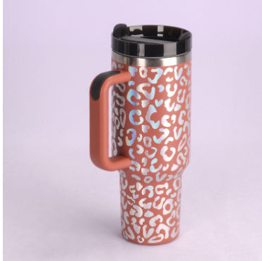 40 oz Insulated Travel Tumbler with Handle - Keep Drinks Cold