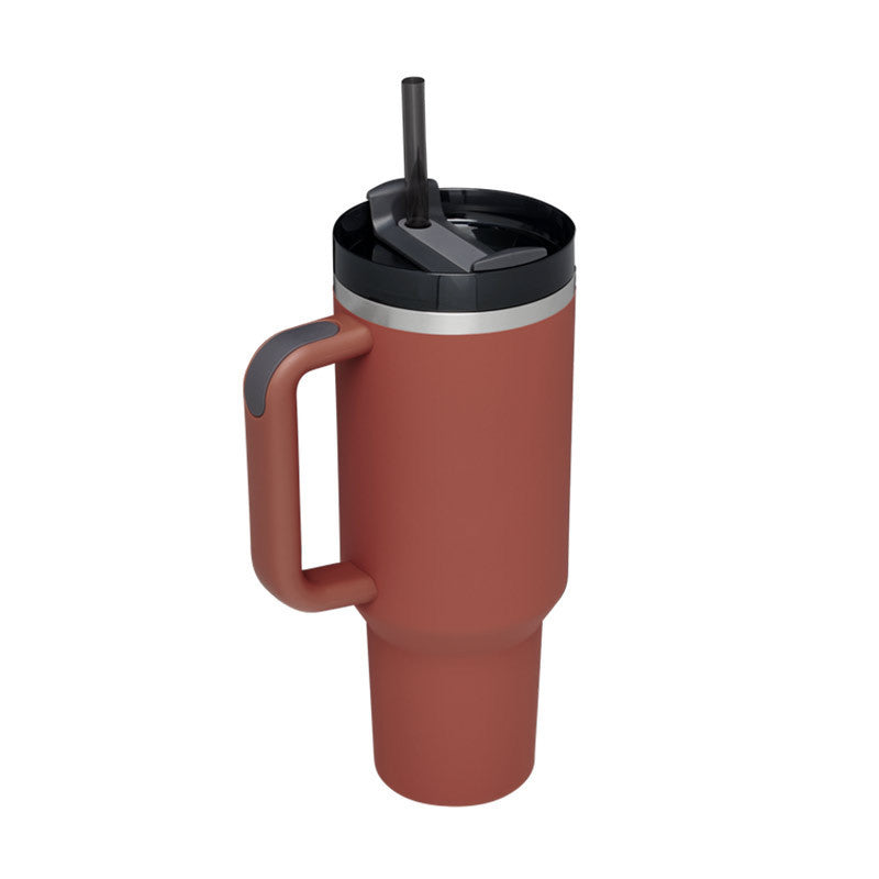 40 oz Insulated Travel Tumbler with Handle - Keep Drinks Cold