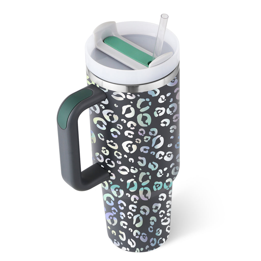 40 oz Insulated Travel Tumbler with Handle - Keep Drinks Cold