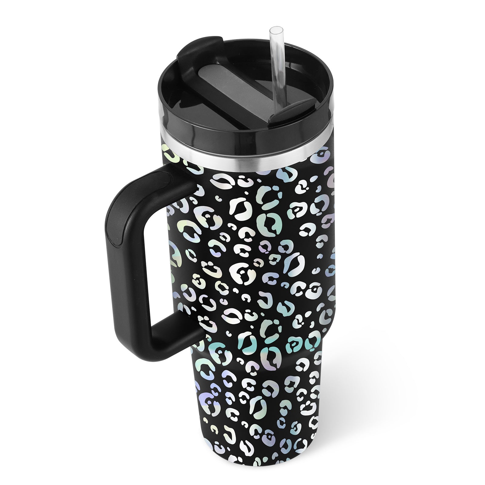 40 oz Insulated Travel Tumbler with Handle - Keep Drinks Cold