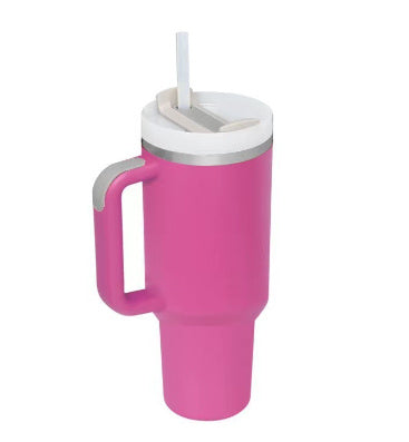 40 oz Insulated Travel Tumbler with Handle - Keep Drinks Cold