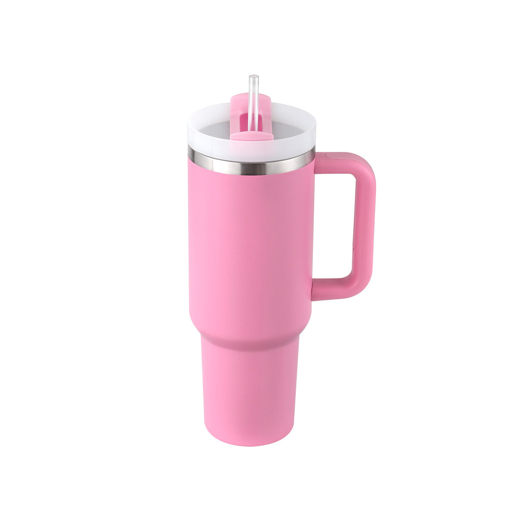 40 oz Insulated Travel Tumbler with Handle - Keep Drinks Cold