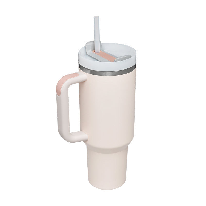 40 oz Insulated Travel Tumbler with Handle - Keep Drinks Cold