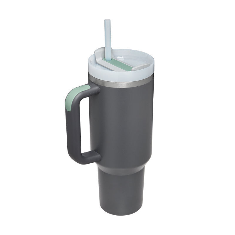 40 oz Insulated Travel Tumbler with Handle - Keep Drinks Cold