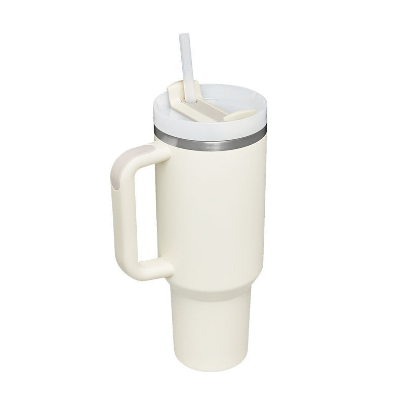 40 oz Insulated Travel Tumbler with Handle - Keep Drinks Cold