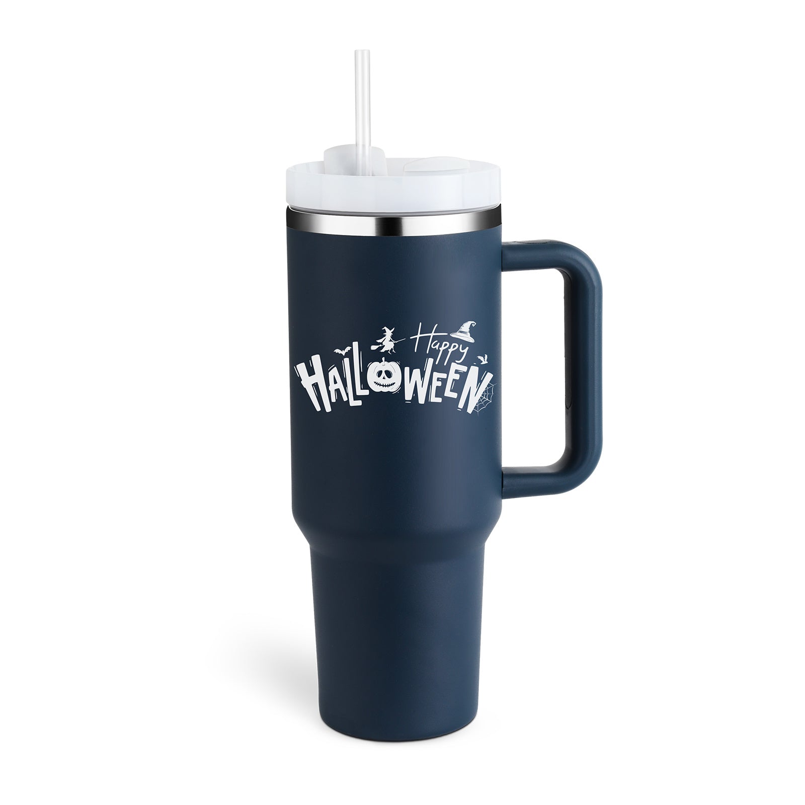 40 oz Insulated Travel Tumbler with Handle - Keep Drinks Cold