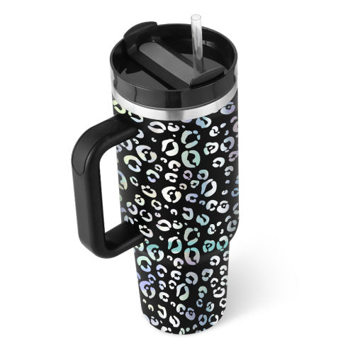 40 oz Insulated Travel Tumbler with Handle - Keep Drinks Cold