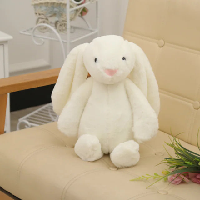 Snuggly Bunny Plush - Soft Long-Eared Rabbit for Kids & Nursery Decor