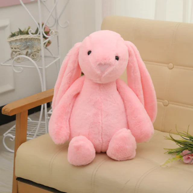 Snuggly Bunny Plush - Soft Long-Eared Rabbit for Kids & Nursery Decor