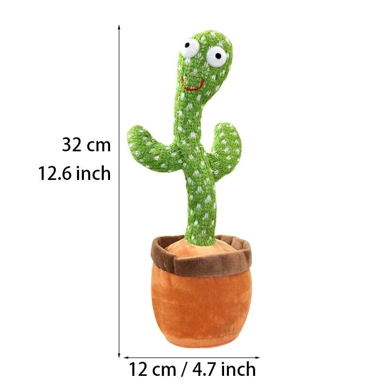 Dancing & Talking Cactus Toy - LED Plush with 120 Songs (3M+)