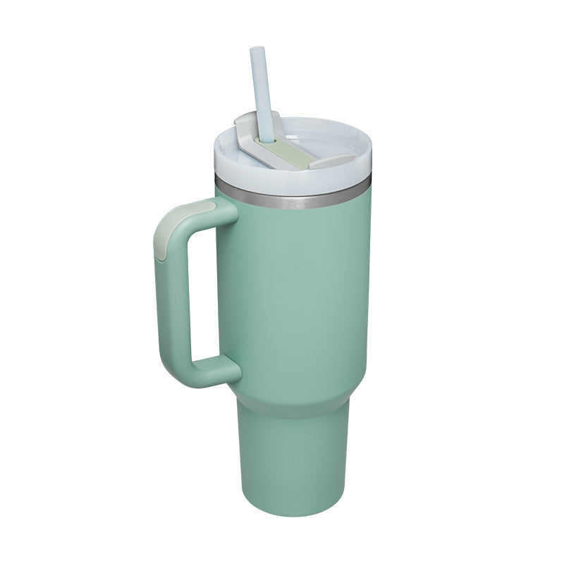40 oz Insulated Travel Tumbler with Handle - Keep Drinks Cold