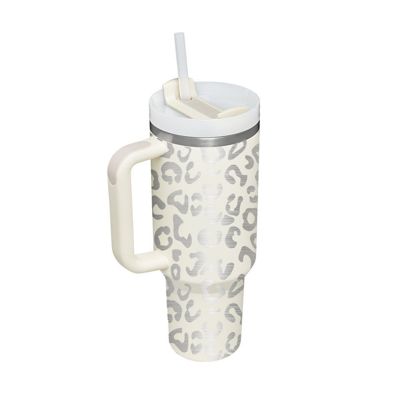 40 oz Insulated Travel Tumbler with Handle - Keep Drinks Cold
