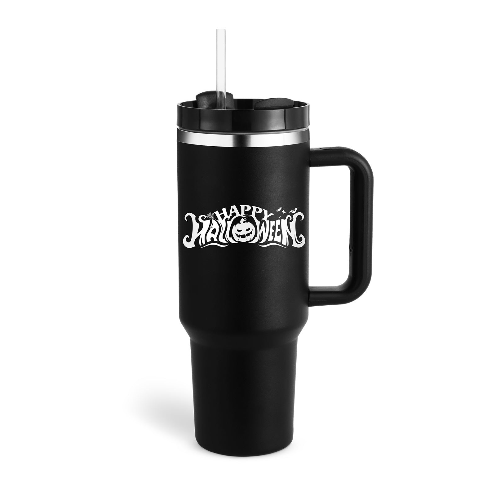 40 oz Insulated Travel Tumbler with Handle - Keep Drinks Cold