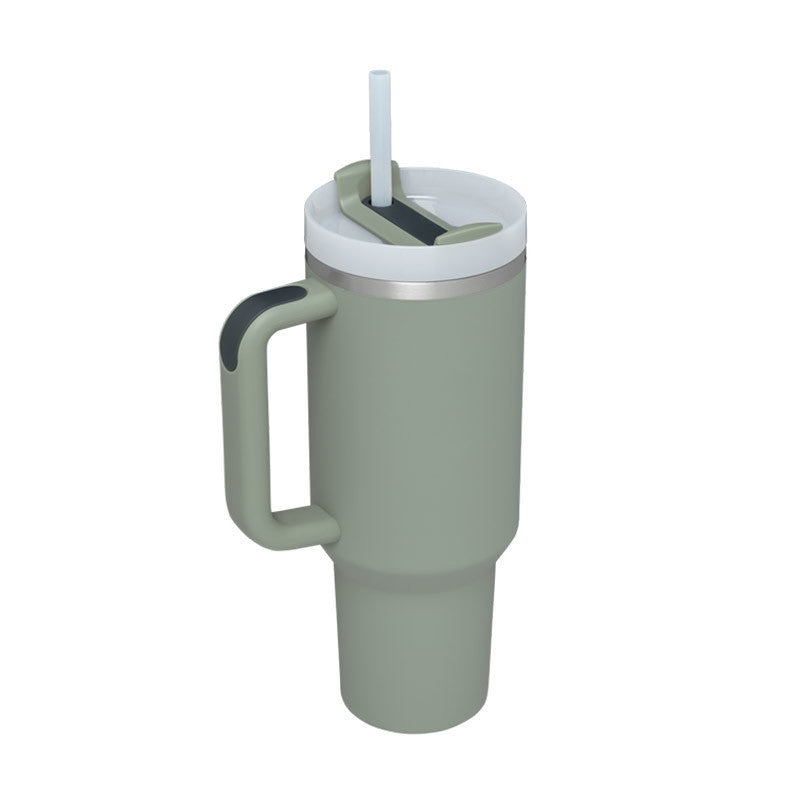 40 oz Insulated Travel Tumbler with Handle - Keep Drinks Cold
