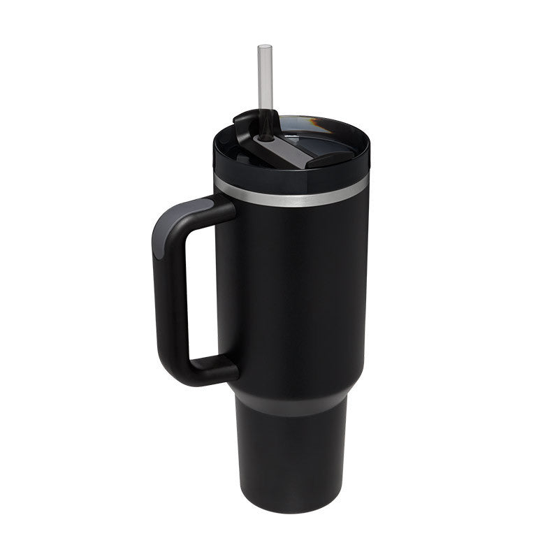 40 oz Insulated Travel Tumbler with Handle - Keep Drinks Cold