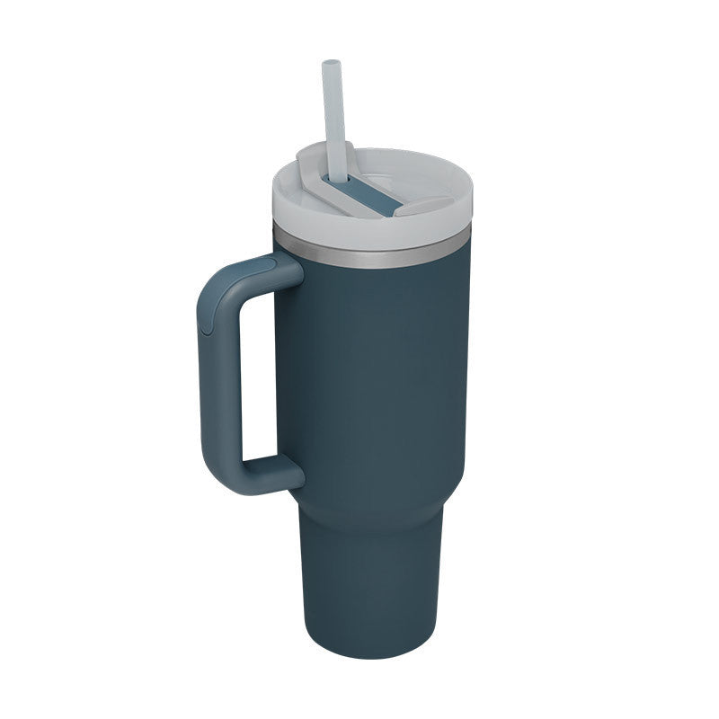 40 oz Insulated Travel Tumbler with Handle - Keep Drinks Cold