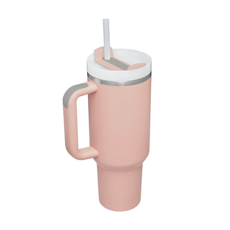 40 oz Insulated Travel Tumbler with Handle - Keep Drinks Cold
