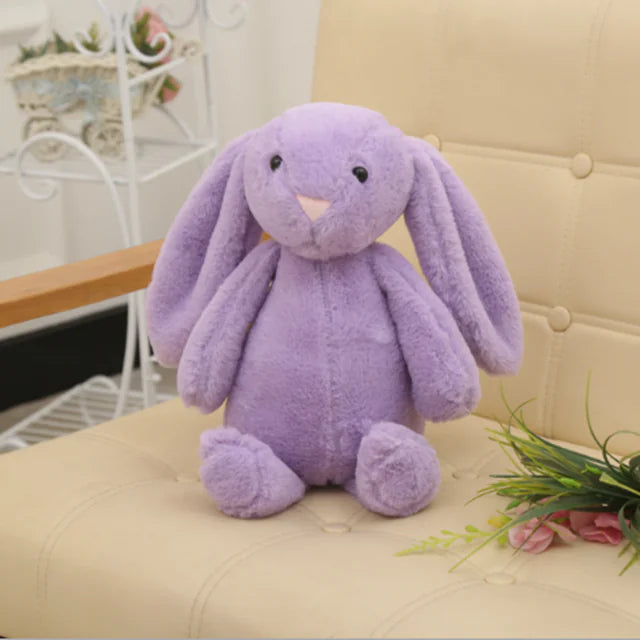 Snuggly Bunny Plush - Soft Long-Eared Rabbit for Kids & Nursery Decor