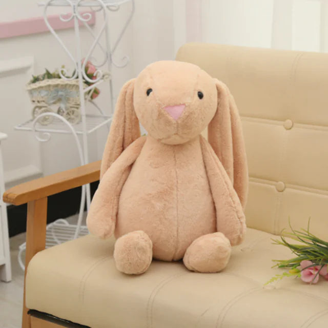 Snuggly Bunny Plush - Soft Long-Eared Rabbit for Kids & Nursery Decor